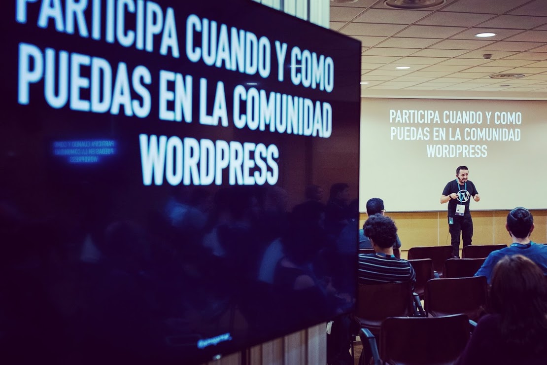 Jaime Gármar en eventos de WordPress