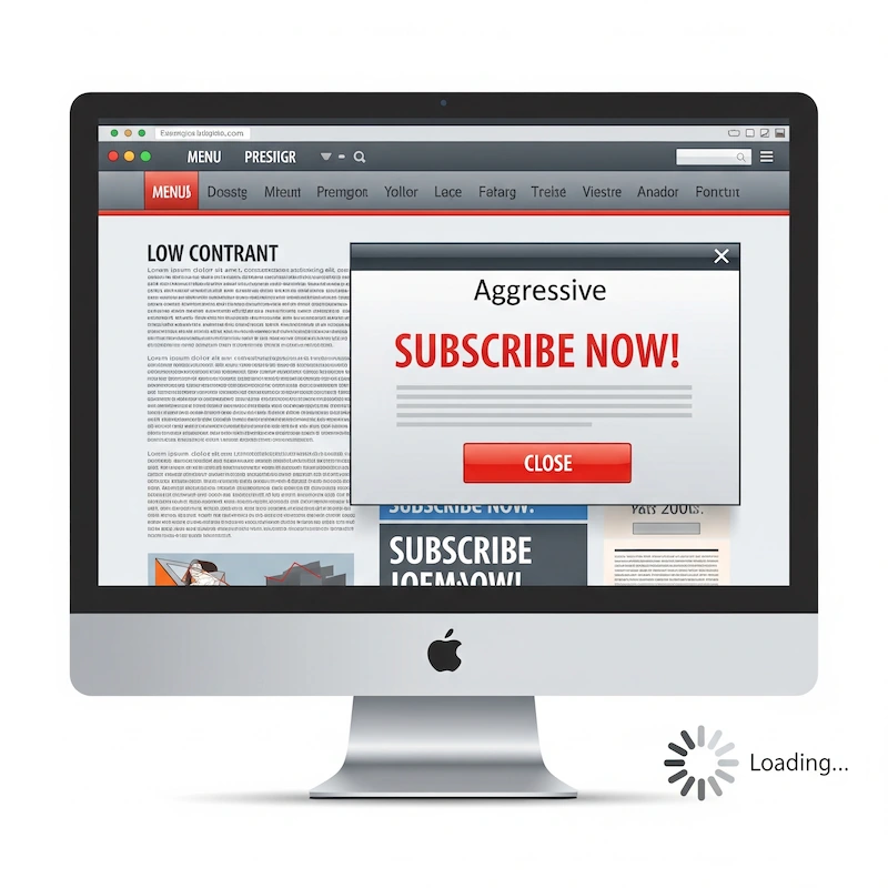  errores de diseño que afectan la conversión