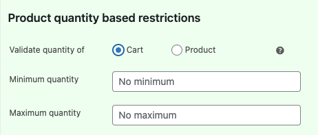 Más opciones de Smart Coupons en la pestaña de Restricción de uso de creación de cupones de WooCommerce.