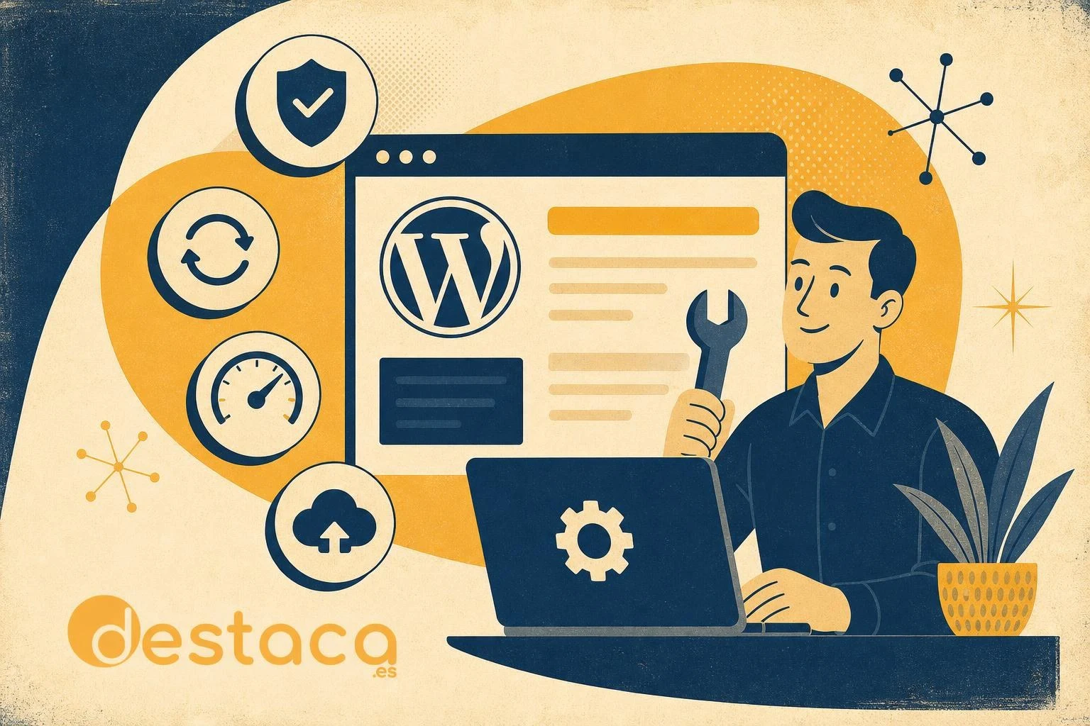 mantenimiento de un sitio WordPress